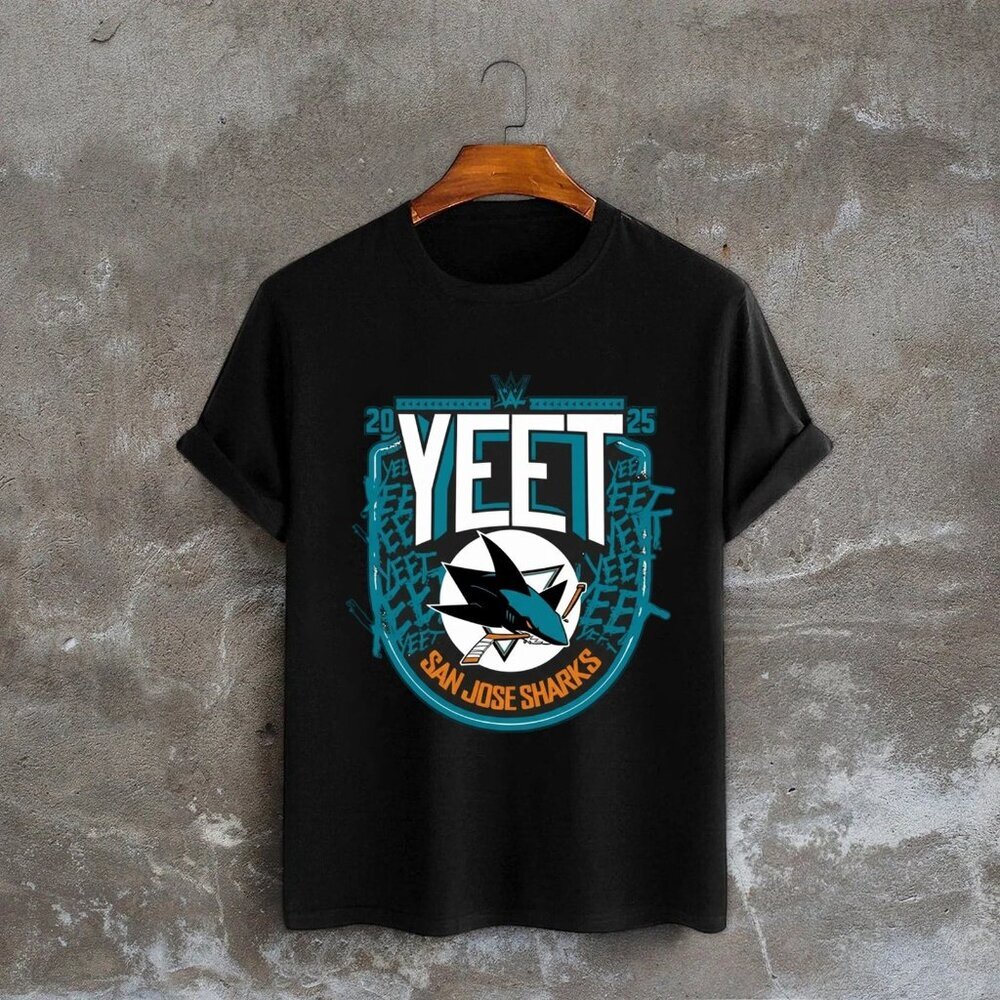 Jey Uso Yeet San Jose Sharks N.H.L 2025 T-shirt